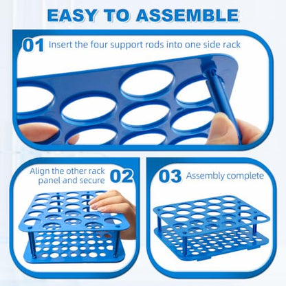 25-Well Centrifuge Tube Rack, Detachable Stand, φ1.02 inch, 1 PCS - size: 25-well