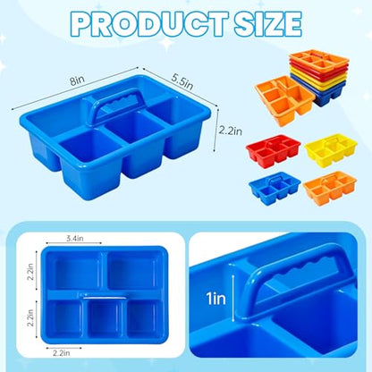 8 PCS Classroom Caddy, Supply Cleaning Caddy for Classroom, 8”×5.7”×3”