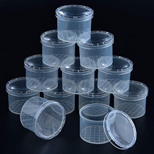 Coopay 20 Pcs Bug Jars Critter Insect Cage Magnifying Insect Box Bug Magnifier Container Catcher Cage, Science Nature Exploration Tools - style: 20 Pack
