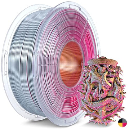 JAYO Silk Quad Color PLA 3D Printer Filament 1.75mm, 1.1kg - color: Silk Quad Black Red Yellow Gray, size: 1.1KG