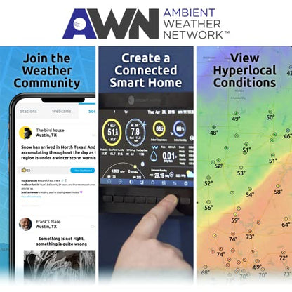 Ambient Weather WS-2000 Smart Weather Station - style: Advanced Console + Array