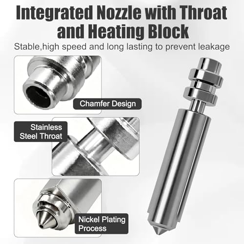 3PK 0.4MM Integrated Hardened Steel Nozzles for Anycubic Kobra X/Kobra 4 - size: 0.4mm