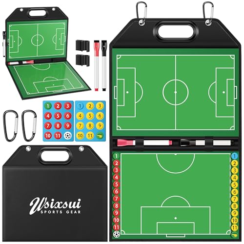 Foldable Soccer Coaching Board with Handle for Coaches - style: Soccer