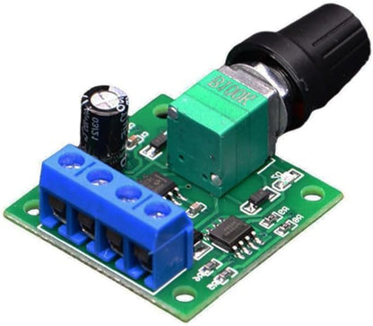 RUIAN PWM DC Motor Speed Controller 1.8-12V 2A 30W Driver 1803BK 5-Pack Kit