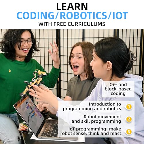 Petoi Programmable Robot Dog Bittle X V2(Pre-Assembled) - Robotics Kit, Hands-On Physical AI - Portable Open Source Voice Controlled Quadruped, STEM Classroom & Education - Lite Servos