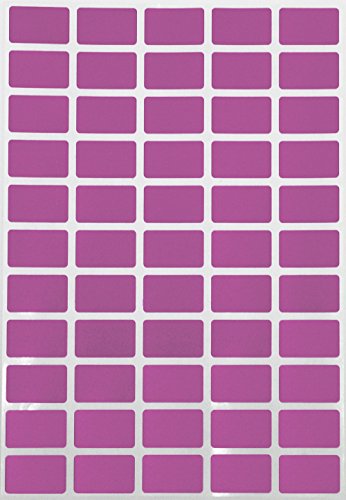 Royal Green Pink Removable Labels, 25.5 x 16mm, 550 Pack - color: Pink, size: 550