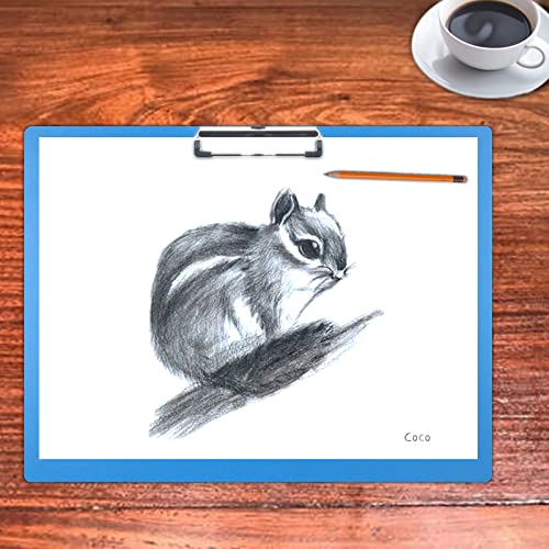 Acocony 11x17 Clipboard Landscape Extra Large Clipboard Blue 1-Pack