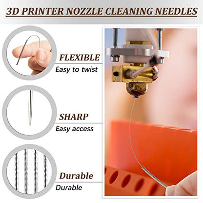 16 Pieces 3D Printer Nozzle Wrench Cleaning Kit, 6mm 7mm L-Shaped Wrench