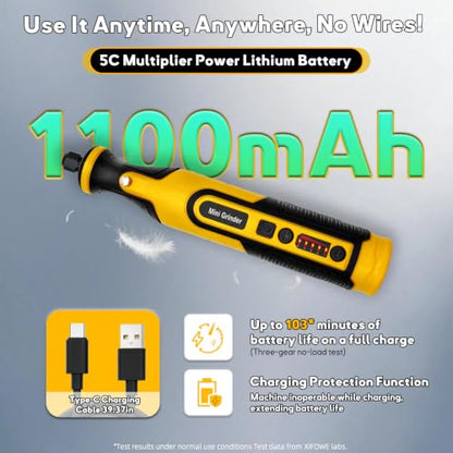7.2V Mini Cordless Rotary Tool, 59 Attachments for DIY Crafts - size: 7.2V