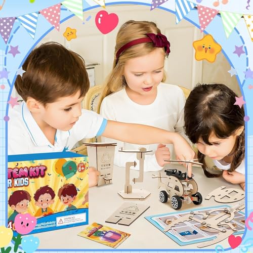 24 Pcs Party Favors for Kids Age 6-10, Treasure Box Toy Stem Kit Party Favors Science Kits for Boys Girls STEM Toys for Kids Age 6 7 8 10 12 13 Classroom Giveaways, Carnival Prizes Toy, Birthday Treats, Party Supplies