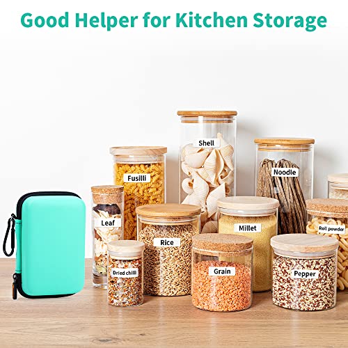 Phomemo D30 D30D D35 Label Maker Case, Waterproof Storage Bag - color: Green, style: 1 Case
