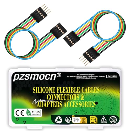 8Sets/56Pcs 24AWG 20cm Dupont 2.54mm 5Pin Black M-F Header Cable - size: 5-Pin, style: Female to Male