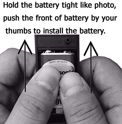 (Pack of 5 9v Battery Holder, 9 Volt Battery Holder with Switch, 9v Battery Case with Switch