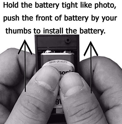 (Pack of 5 9v Battery Holder, 9 Volt Battery Holder with Switch, 9v Battery Case with Switch