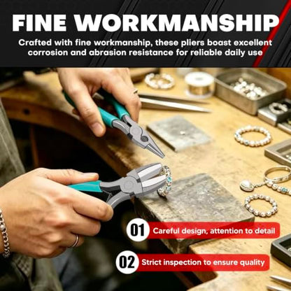 C&T 3-Piece Jewelry Pliers Set, Jewelry Making Tools Kit - style: 3PC