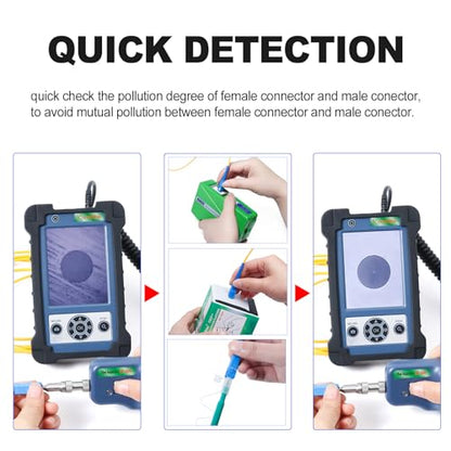 2.5mm APC Male Connector Suit for Optical Fiber Cleaning Inspection Probe KIP-600V - style: 2.5mm APC Male
