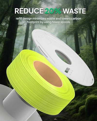 ELEGOO PLA Basic Refill 3D Printer Filament 1.75mm Gray 1KG - color: 1kg Pla Gray