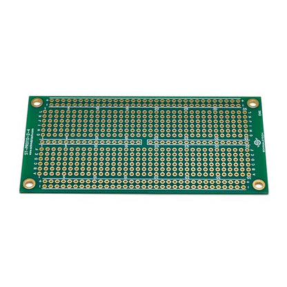Double Sided ENIG Protoboard, Solderable Breadboard, Electronic Circuit Board for DIY Prototype Circuit, FR4, Plated Through Hole Solder Prototype Board, ST-PROTO-2-4 (2" x 4") - style: 2" x 4"