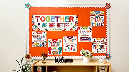 Sproutbrite 7 Pack Together & Team Educational Posters & Charts - color: Elementary/Middle