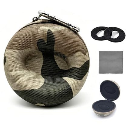 Travel Watch Case, Portable Single Watch Case Roll Storage Box for Men's Wristwatches & Smart Watches up to 50mm with 7.08'' X 7.08'' Cleaning Cloth, Camouflage - color: Camouflage