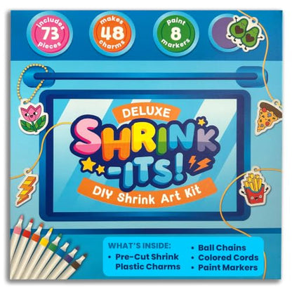 Ooly DIY Shrink Art Charms Kit, 73 Pc - Deluxe Pack - color: Deluxe Kit