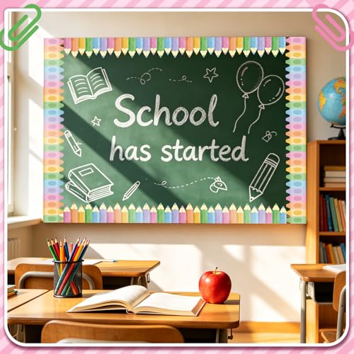 72 Pcs Pencil Bulletin Board Borders Pencil Boarders Classroom - color: Pencil Crayon