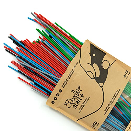 3Doodler Start 3D Printing Filament Refill Bag for 6+ years old (x250 Strands, Over 1250 ft. of Extruded Plastic) - Primary Pow - style: Bag Collection 2