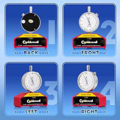 CGOLDENWALL High Precision Silk Screen Printing Tension Meter mesh tension meter Force Meter Tester Newton Tension Meter gauge measurement tool in silk print 7-50N