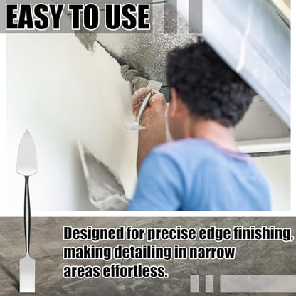 1" Trowel and Square Masonry Tools Margin Square Stucco Spatula - size: 1''