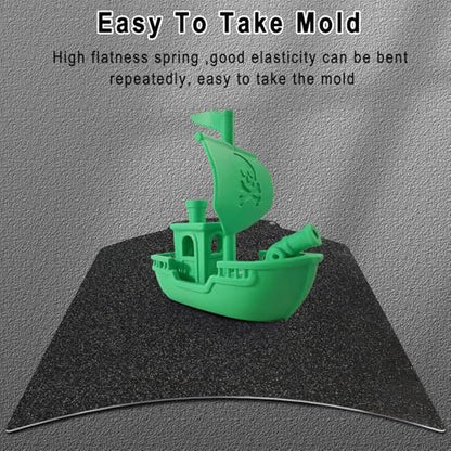 Smooth PEI & Textured PEI 3D Printing Bed Adhesive Build Plate for Adventurer 5M 235x235mm Spring Steel Hot Bed Replacement - color: Smooth PEI & Textured PEI, size: 235mm Adventurer 5M