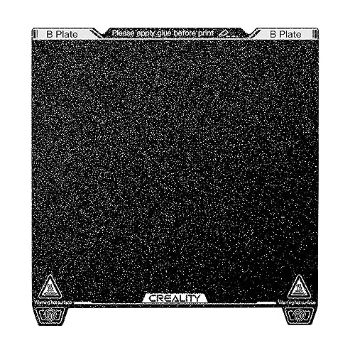 Creality K1 Max PEI Build Plate Kit, Flexible Spring Steel Platform with PEI Coating Surface and Magnetic Base Sheet Kit for K1 Max 315 * 310mm - size: K1 Max Texture PEI