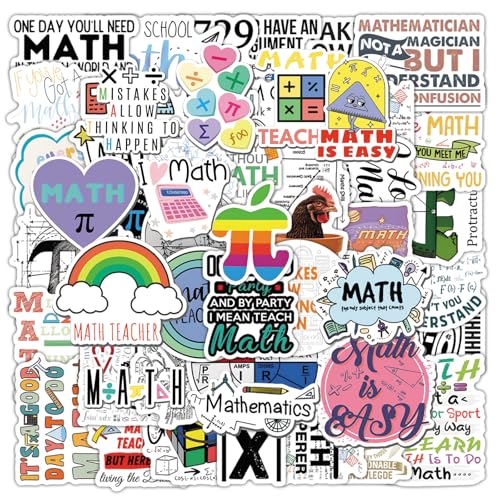 Math Stickers 105PCS, Funny Math Decals for Student - style: Math Stickers