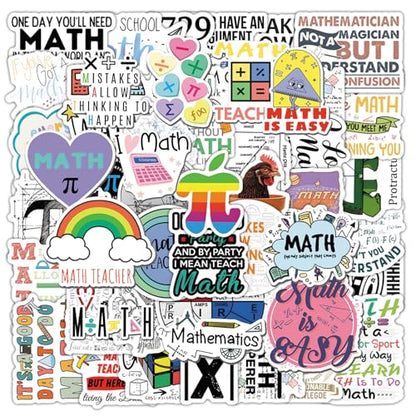 Math Stickers 105PCS, Funny Math Decals for Student - style: Math Stickers