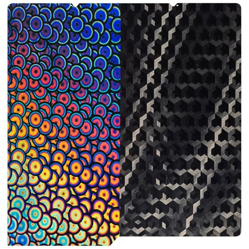 264x276MM for Kobra S1 Combo Build Plate PEH PEK Sheet Double Sided Smooth Board Heated Bed Spring Steel Flexible Platform for Anycubic Printer Accessories Replacement - style: 264x276mm Colorful+Black