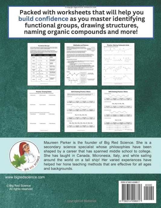 Introduction to Naming in Organic Chemistry: A Chemistry Workbook with Answers: 450+ Organic Molecules to Practice Naming and Drawing (High School Chemistry Workbooks)
