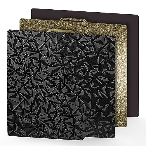 3D Printer PEI Sheet for BambuLab X1 /X1 Carbon Heated Bed Spring Steel Build Plate Flexible Platform 257.5x257.5 mm - size: 257*257mm, style: Textured PEI+Smooth PEO+Magnetic Sticker