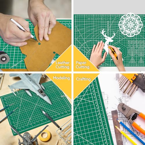 5 Packs Self Healing Cutting Mat Bulk 12"x18" Rotary Cutting Sewing Mats A3