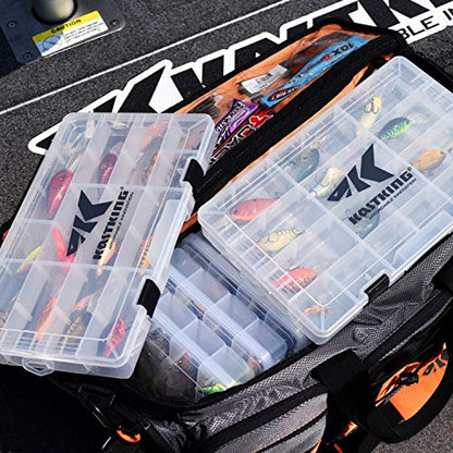 KastKing Utility Tackle Boxes, 3600 and 3700 Fishing Tackle Trays - color: Standard, size: 3700(2Pack)