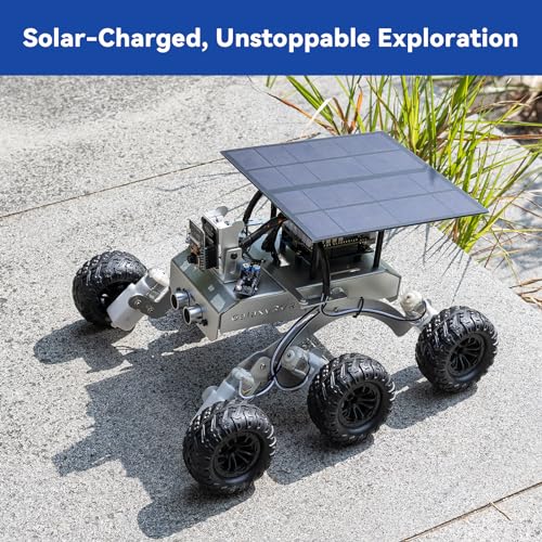 SunFounder GalaxyRVR Mars Rover STEM Kit for Arduino, Compatible with Uno R3, Rocker-Bogie Suspension,Scratch,C,Camera, FPV, for Students, Educators, Engineers