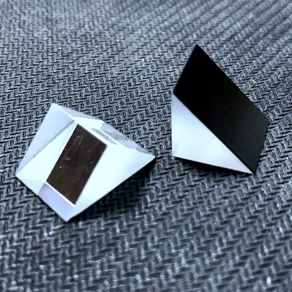 Right Angled Triangular Prism, N-BK7 (K9) Optical Components Glass for Precision Instruments Excellent, Physics, Light Refraction & Wavelength Experiments - size: 20MM