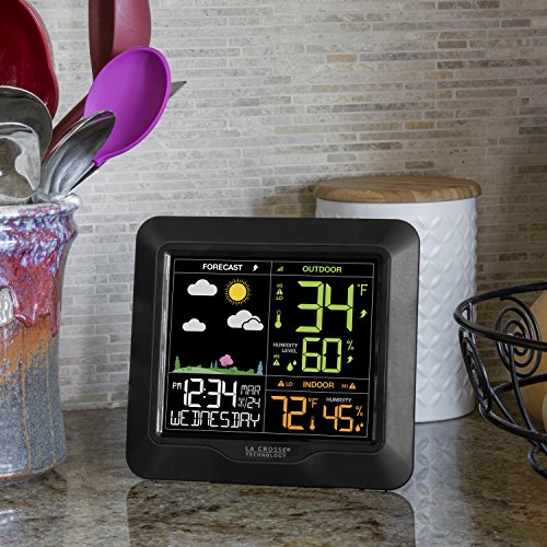 La Crosse Technology S85814 Wireless Color Forecast Station with Barometric Pressure
