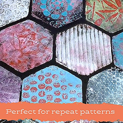 Gel Press Petites Plates (3" Shapes) - Hex, Oval, & Rectangle - 10812-HEX - size: Hexagon