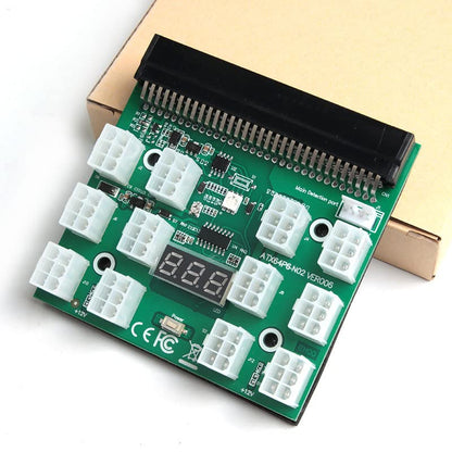 Acxico 1Pcs 6PIN 1200W Server Power Supply Breakout Board for HP DPS-1200QB A PSU GPU Mining