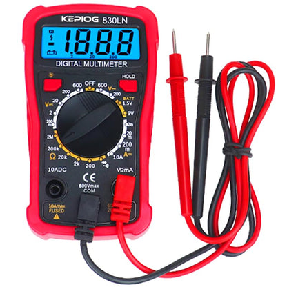 Soldering Iron Kit, 80W Electric Solder iron, Adjustable Temperature (180°C- 500°C）, With Multimeter, Magnifier Welding Helping Hand, Heat shrink tubing, Solder Wire, Desoldering pump. - color: Red (14-in-1 Soldering Iron Kit)