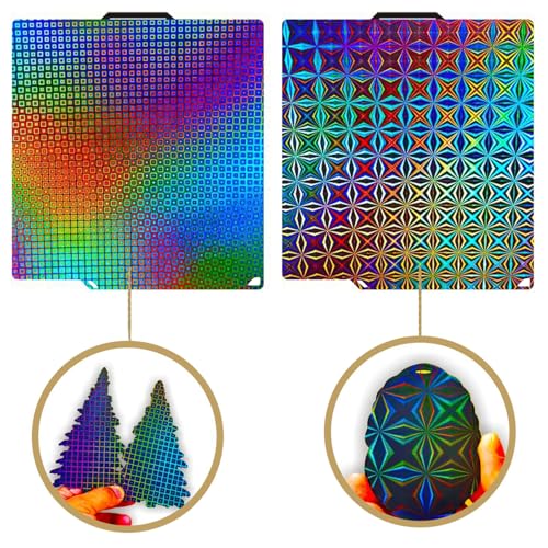 260X271MM for Centauri Carbon Build Plate F1 Sheet Double Sided Smooth Surface Board Heated Print Bed Flexible Removable Surface Platform for Elegoo Centauri Carbon/Centauri - color: Green