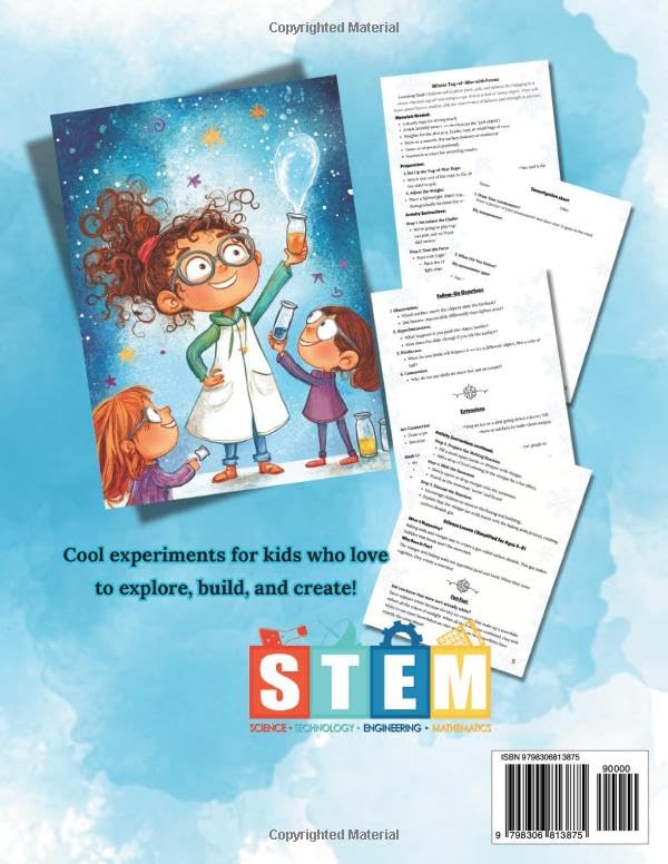 STEM Winter Activity Book: Science, Technology, Engineering and Math Workbook