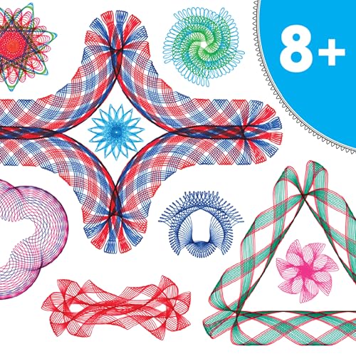 Spirograph Super Set –Arts and Crafts, Kids Toys, Art Supplies, Craft Supplies, Drawing Kit, Spiral Art, Classic Gear Design Kit, Case, Pens, Design Sheet Included, Ages 8+