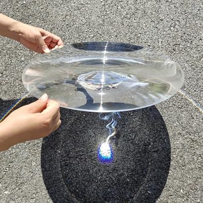 Six Seasons Φ300mm(11.81") Fresnel Lens, 600mm(23.62") Focal Length PMMA Large Magnifier for Optical Experiment & Solar Heating - size: Focal Length 600mm