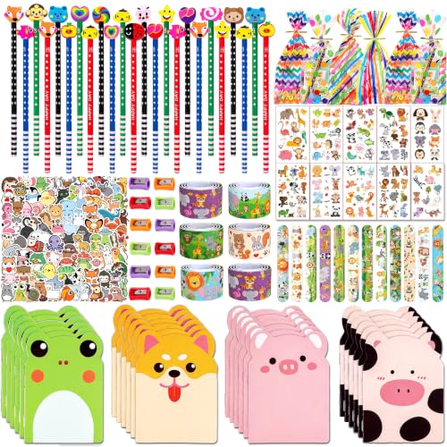 194 Pcs Stationery Set Party Favors for Kids, Back to School Supplies