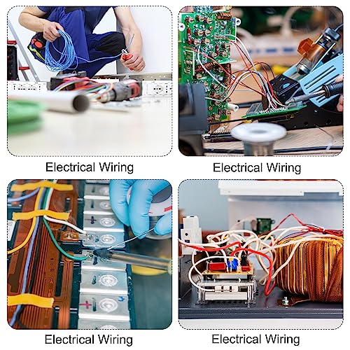 MECCANIXITY 28AWG Wire 28 Gauge Electrical Wire, PVC 1007 Stranded Wire Hook Up Wire Tinned Copper Wire 100m(328ft) 5 Colors for DIY Wiring Applications - size: 28AWG,328ft